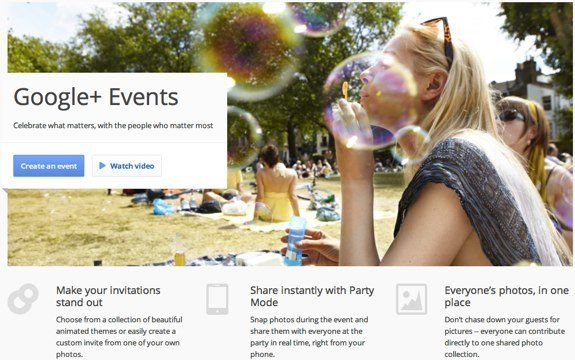 Google Plus Events