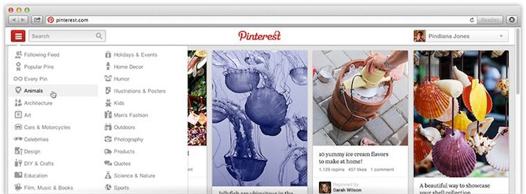 Pinterest New Look 2