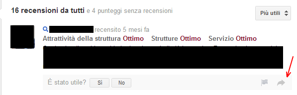 condividi recensioni google plus local