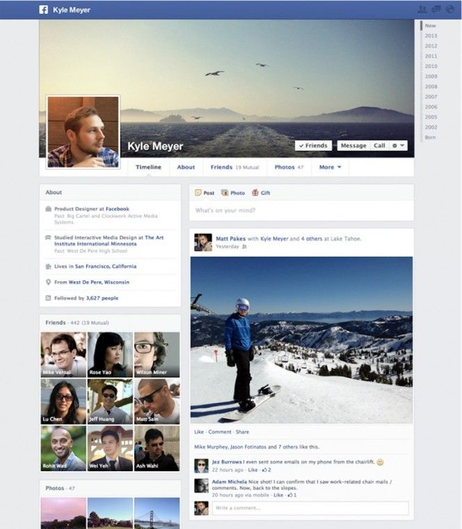 Facebook annuncia la nuova Timeline