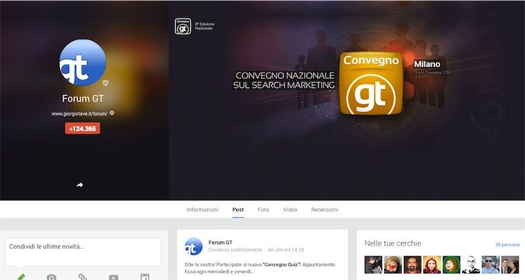 Google+ aggiorna (finalmente) le Cover per Pagine e Profili