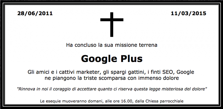 Google Plus è morto e tu hai perso il taxi (forse)