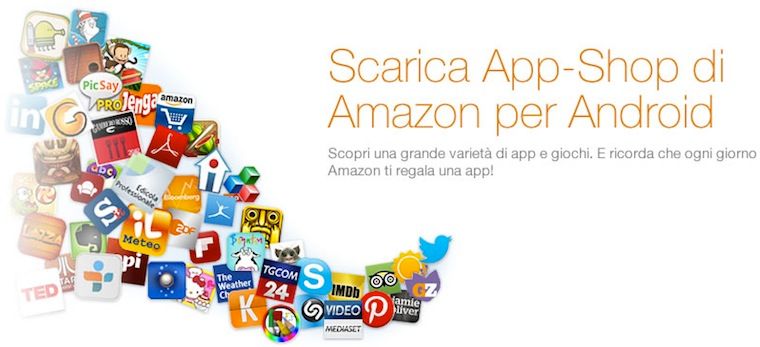 App-Shop di Amazon, anche in Europa