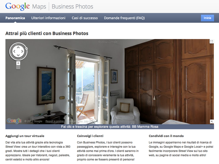 Google entra nella tua attività commerciale con Business Photos