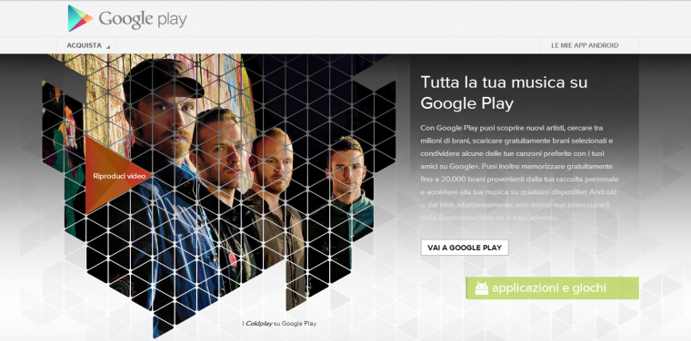 Il nuovo Google Play da Mobile