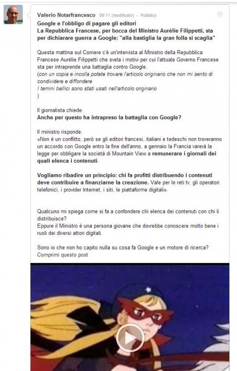 Giornali contro Google