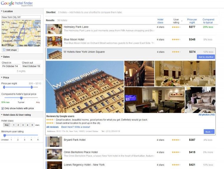 google hotel finder 2