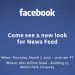 <b>Facebook ha promesso un nuovo News Feed</b>