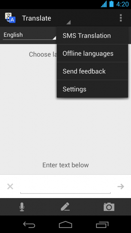Translate-Choose