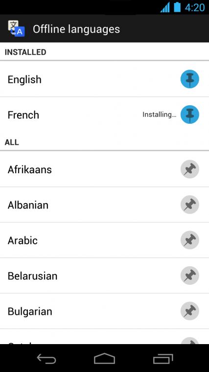 Translate-OfflineLanguages
