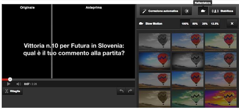 YouTube: come creare video in Slow Motion