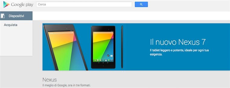 Com’è la nuova sezione “Devices” su Google Play