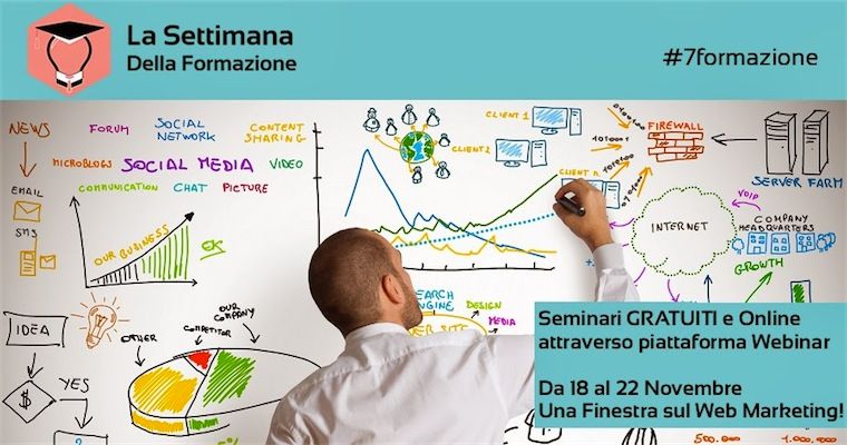 La Settimana della Formazione alla 2^ edizione: 5 giorni per 11 interventi gratuiti sul Web Marketing