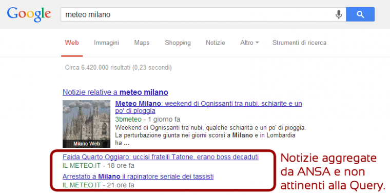 meteo google news