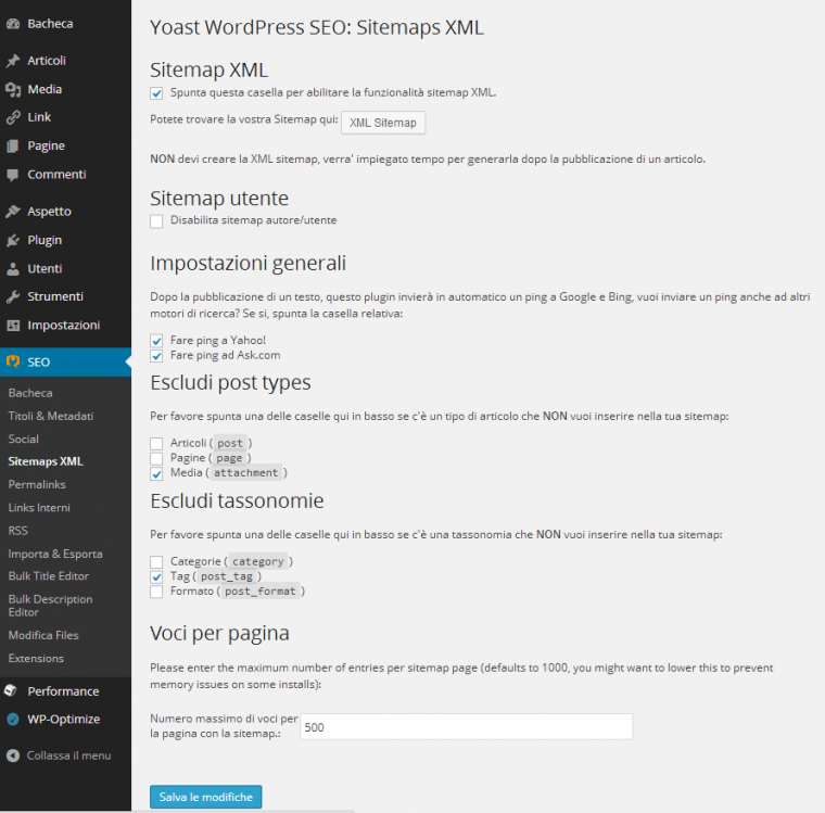 Sitemaps XML: WordPress SEO