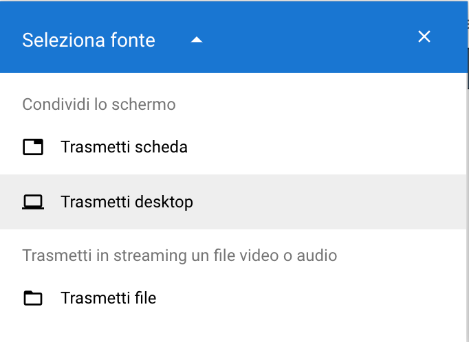 Come trasmettere lo schermo (desktop) con Chromecast