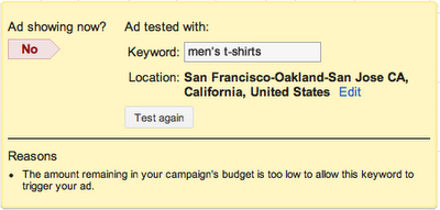 AdWords Status Insights - 1