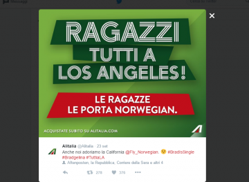 Alitalia Alitalia Twitter