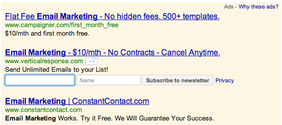 Nuove inserzioni su AdWords (2)
