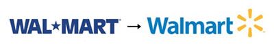 walmart1 60 Recently Redesigned Corporate Identities