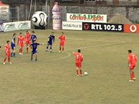 Goal di Ghione contro il cervia