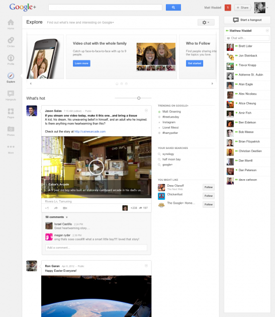 Google Plus - new 3
