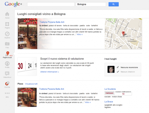 Google integra le pagine locali con Google+