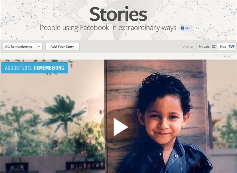 Come funzionano le Facebook Stories