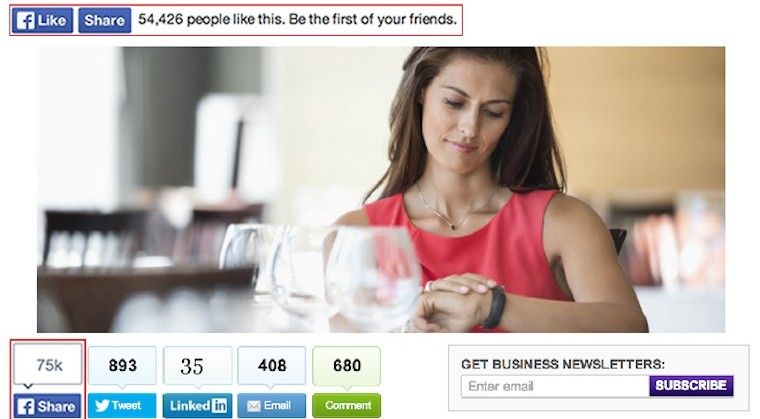 Facebook: nuovo design per i bottoni Social