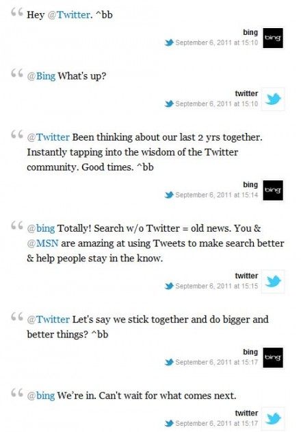 Twitter e Bing, insieme per la ricerca sul web