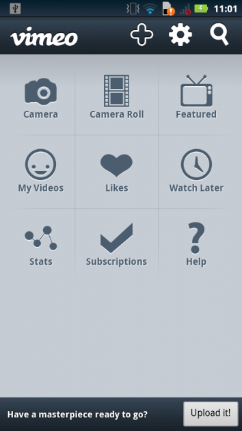 Vimeo lancia la sua App Android