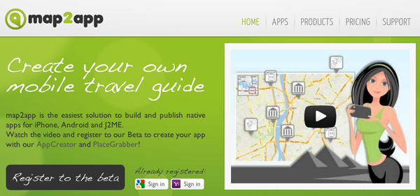 map2app mobile travel guide