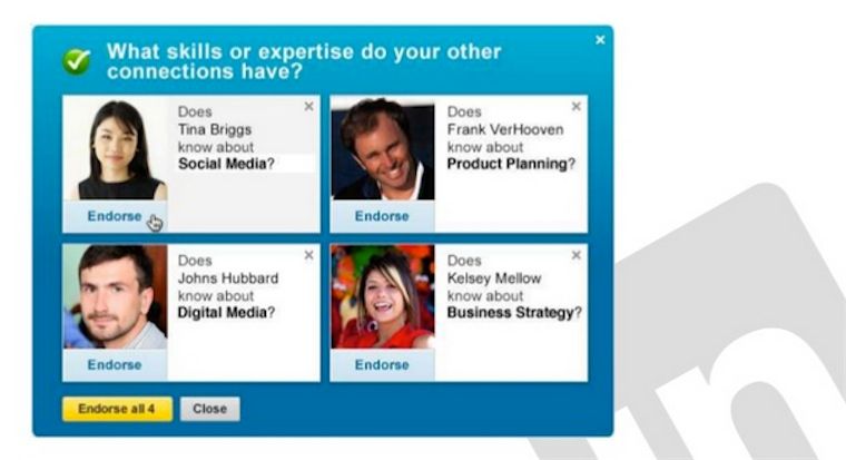LinkedIn Endorsements