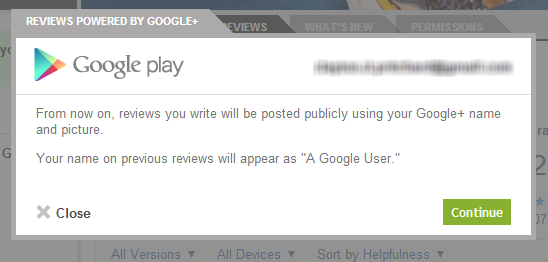 Recensioni Google Play