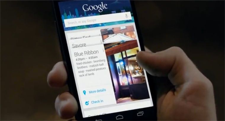 Il nuovo spot del Nexus 4 e di Google Now