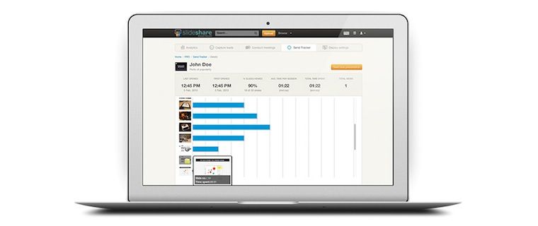 Cos’è Send Tracker, il nuovo servizio di SlideShare