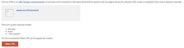 URL personalizzato
