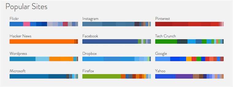 Catturare i colori online: Web Colour Data