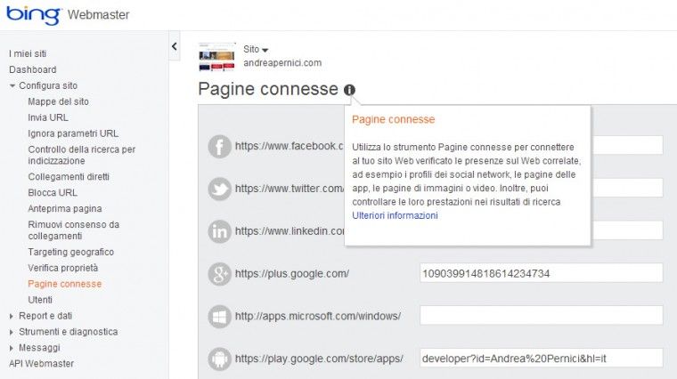 pagine connesse webmaster