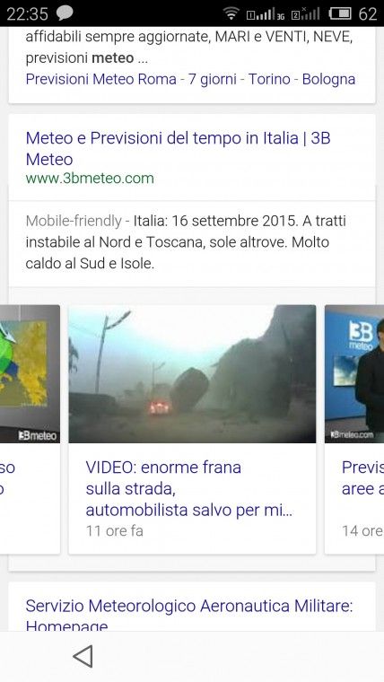 SERP con preview delle news anche in Italia