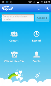 Videochiamata Skype su Android