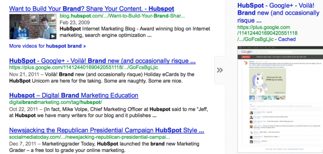 Google+ nel Search 1 Google+ nel Search 1