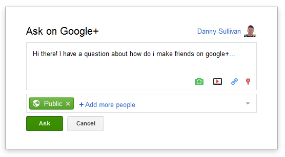 Ask ok Google+ 3