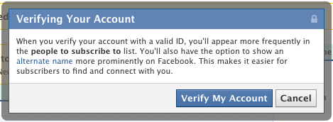 Verifica Account su Facebook (1)