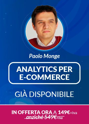 Corso Online Analytics per E-commerce